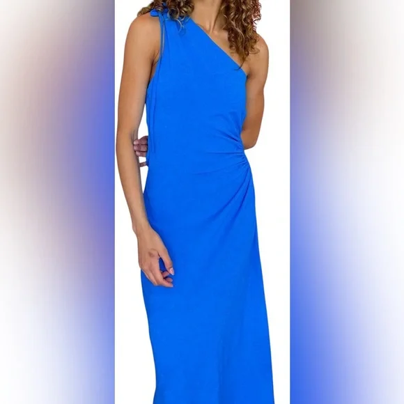 Entro NWT one shoulder maxi dress in size M - Picture 2 of 9